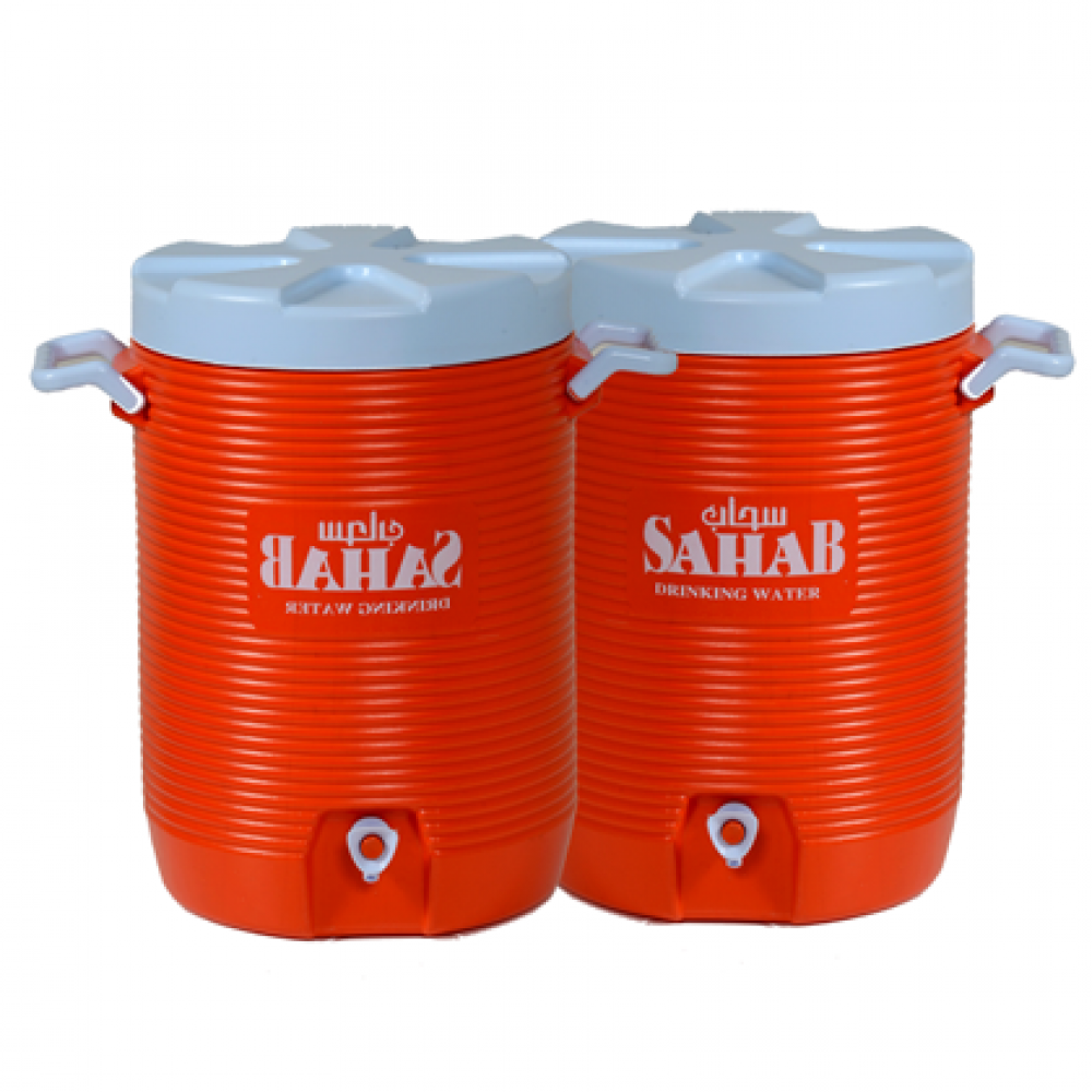 A bottle of water thermos 5 gallon